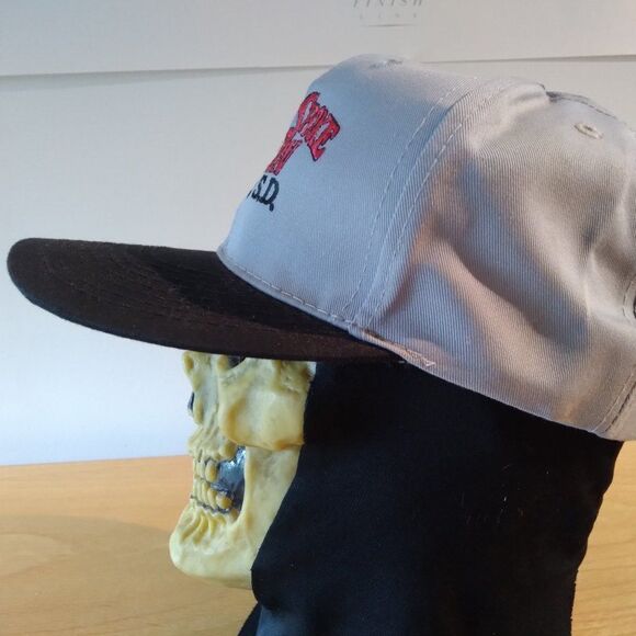 Deadstock Vintage Broken Spoke Saloon Sturgis Two Tone Snap Back Hat - Picture 3 of 8